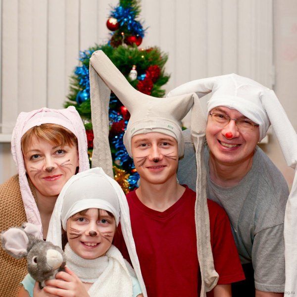 Новогодняя фотосессия семейная смешная