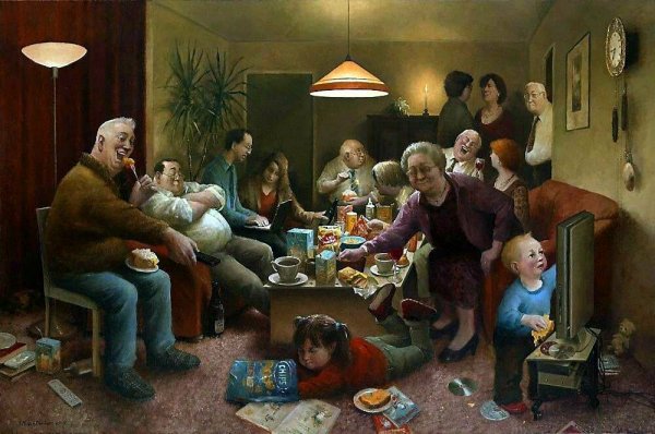 Голландский художник Мариус Ван Доккум