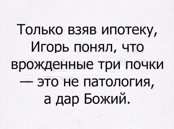 Прикольные фразы про ипотеку