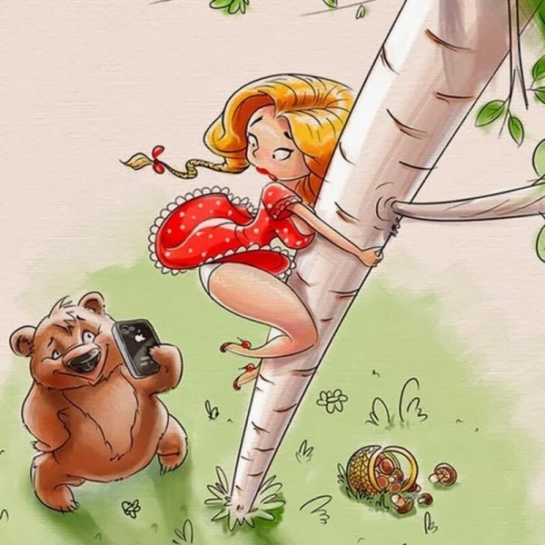 Неприличный юмор в картинках