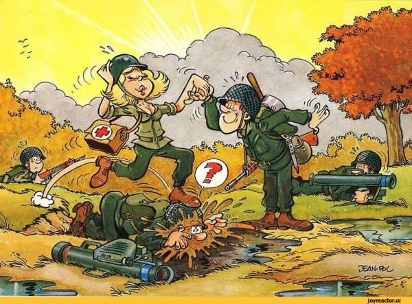 Карикатуры на военную тему