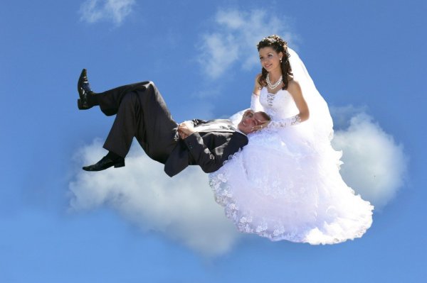 Смешные молодожены