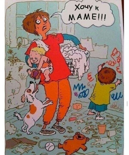 Мать двоих детей прикол