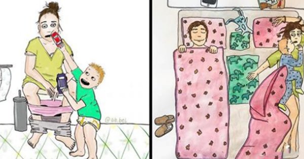 Мать в декрете смешные