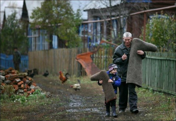 Жители Российской глубинки