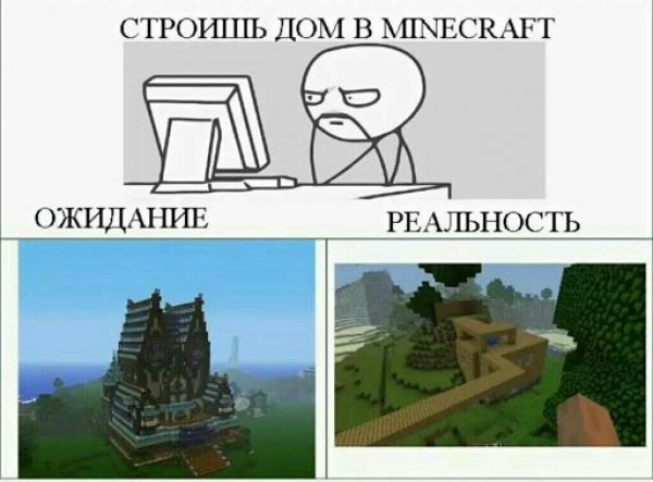 Мемы про майнкрафт
