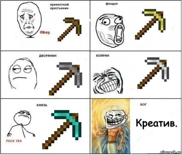 Анекдоты про майнкрафт