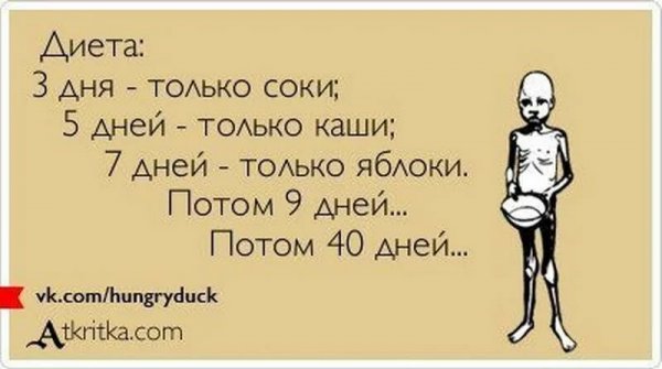 Анекдоты про диету