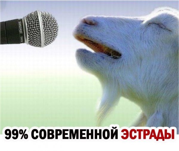 Козел у микрофона