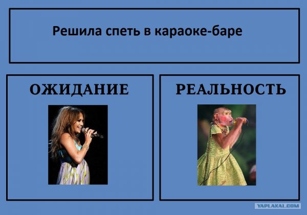 Пение ожидание реальность