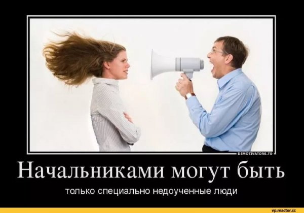 Демотиваторы про начальника