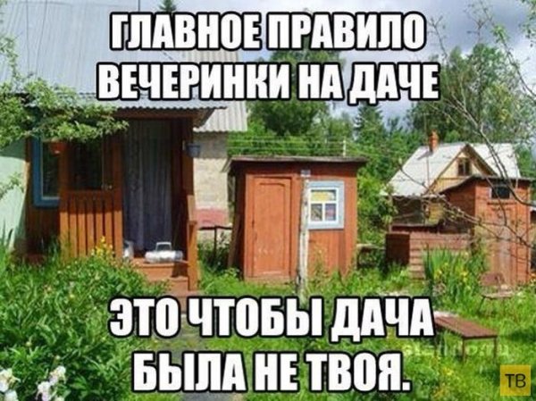 Приколы про дачу