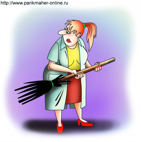 Парикмахер карикатура