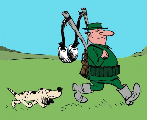 Карикатуры на охотников