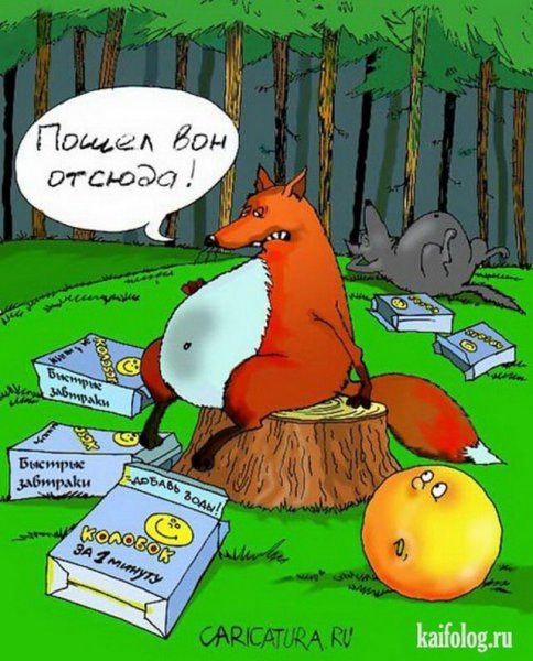 Смешные шутки про колобка
