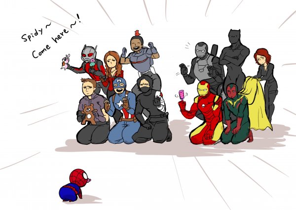 Смешные комиксы про Мстителей Марвел