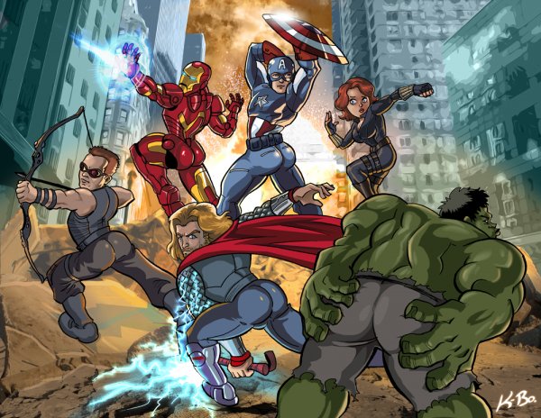 The Hawkeye initiative Мстители