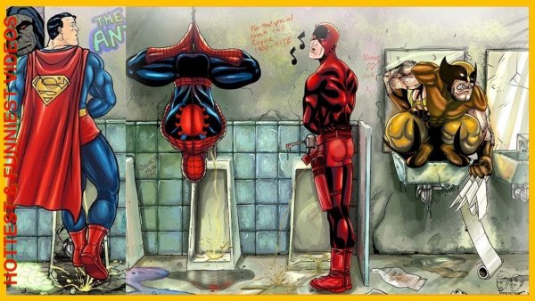 Смешные герои комиксов