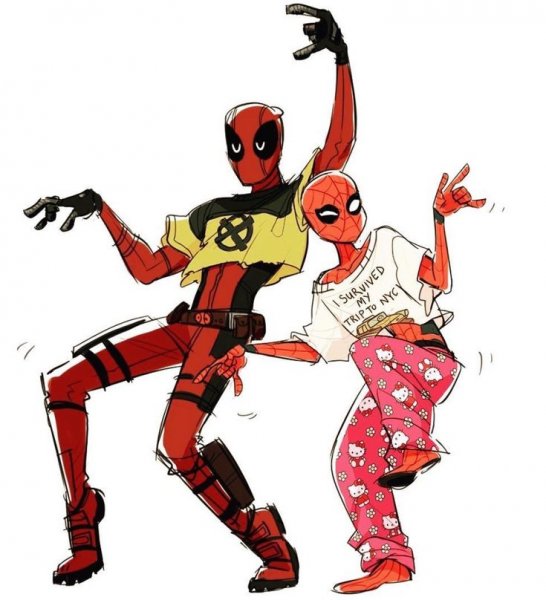 Дэдпул и человек паук
