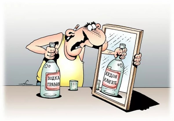 Водка карикатура