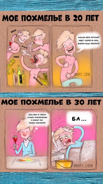 Поздравление с похмельем