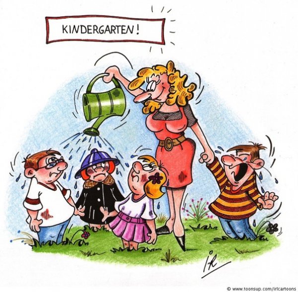 Прикольная карикатура на детей