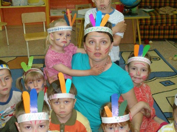 Воспитательница Виолетта Валерьевна к концу первого