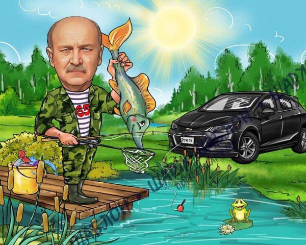 Шарж Гарик Харламов