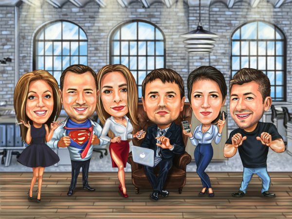 Николя Саркози карикатура