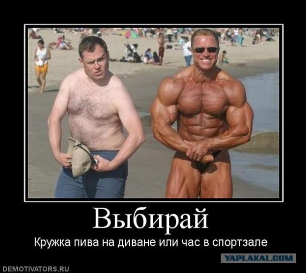Демотиваторы про бодибилдинг и фитнес