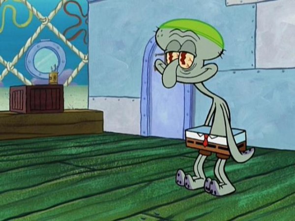 Кадры из Спанч Боба Сквидвард