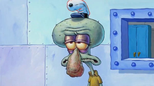 Патрик нос Сквидварда