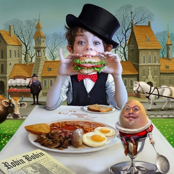 Обжора рисунок