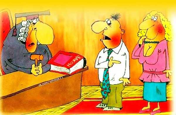 Смешные анекдоты про развод