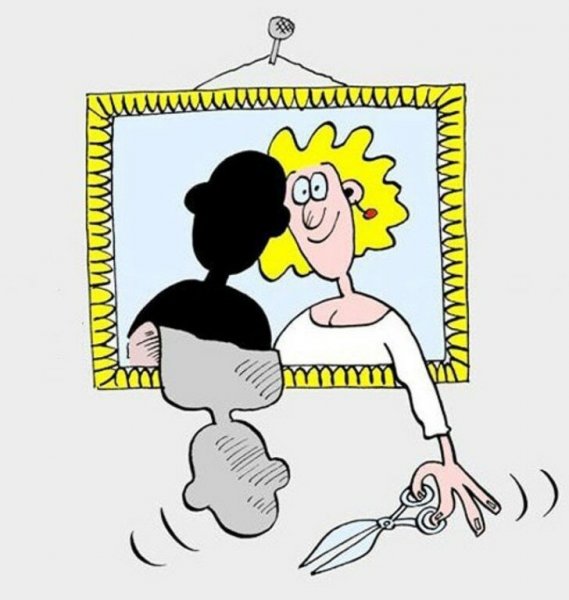 Карикатуры на супругов