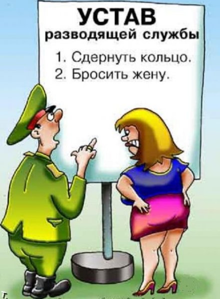 Развод карикатура