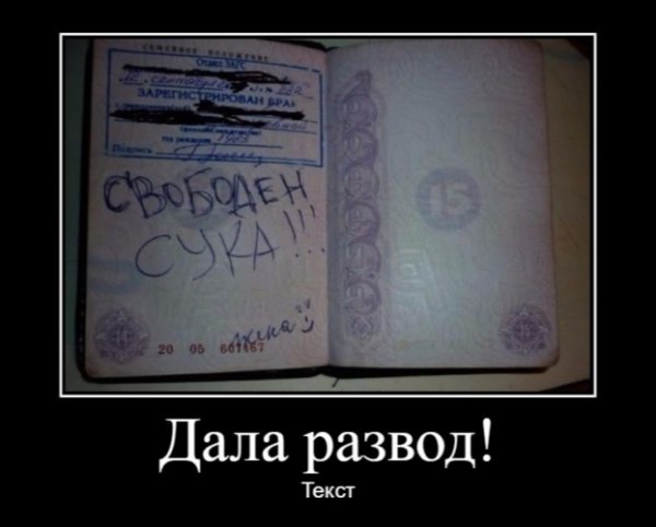 Статусы про развод