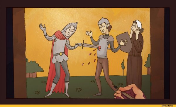 Средневековые рисунки приколы