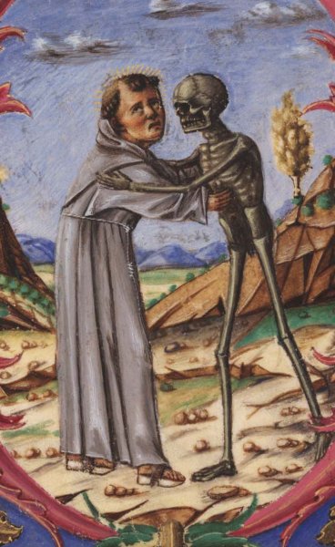 Страдающее средневековье скелет