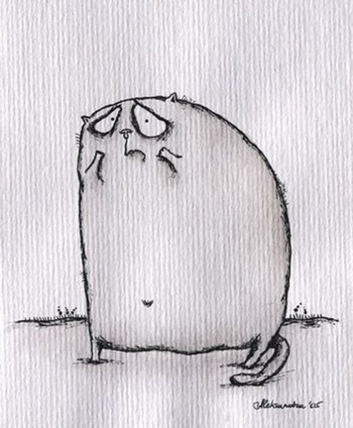 Рисунки карандашом прикольные грустные