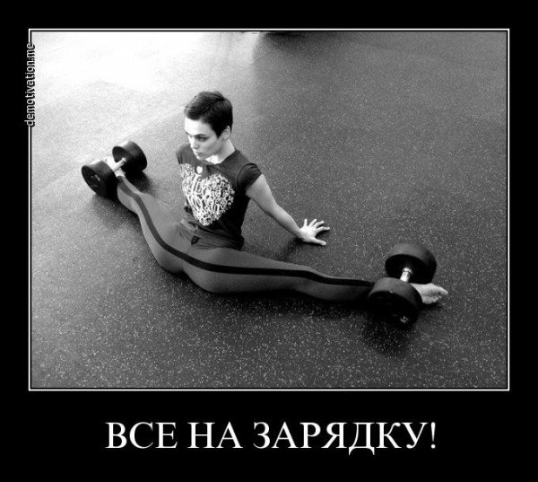 Демотиваторы про зарядку
