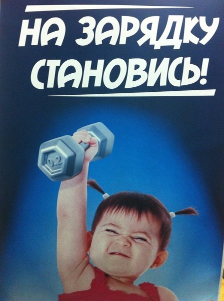 На зарядку... Становись!