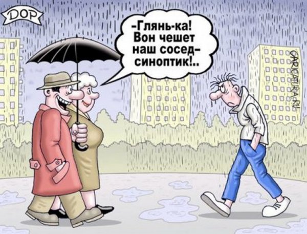 Шутки про синоптиков