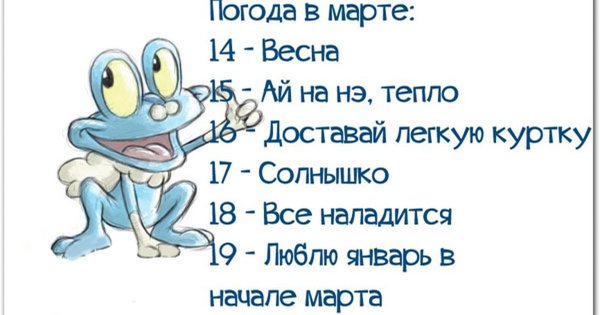 Анекдоты про весну смешные