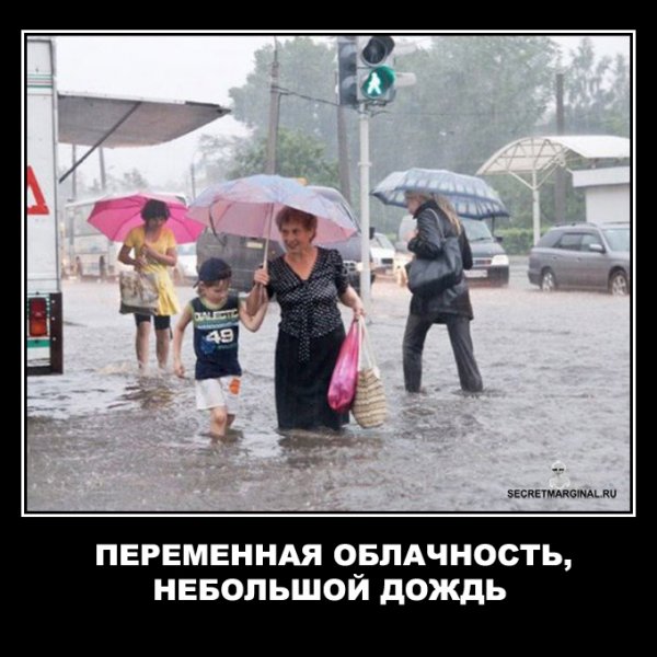 Анекдот про дождь