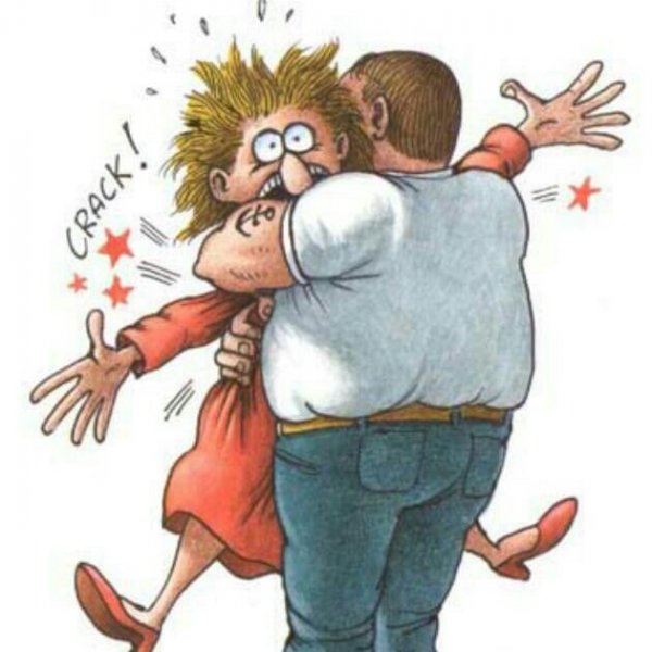 Крепкие объятия прикол