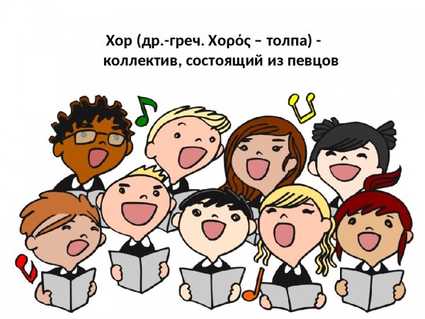 Хор рисунок для детей