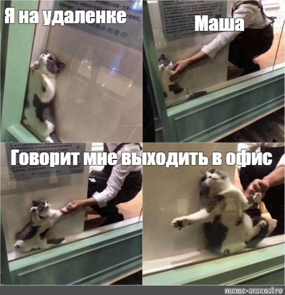 Я на работе Мем