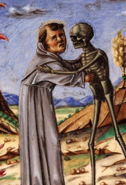 Страдающее средневековье скелет