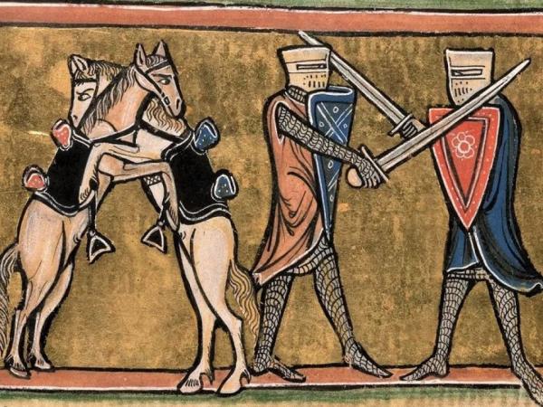 Страдающее средневековье рыцарь